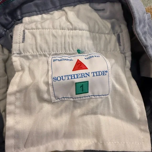 Southern Tide Kids Grayish Blue Shorts - Picture 8 of 11
